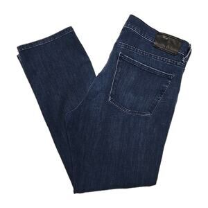 Mott & Bow Mens Broome Slim Fit Stretch Jeans 34 x 30 Dark Wash Denim